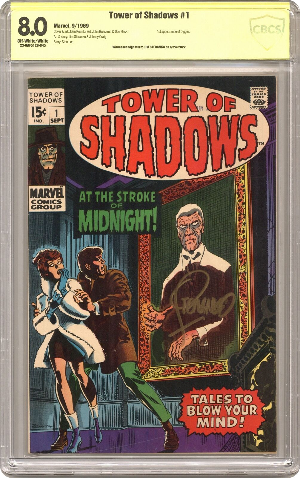 Tower of Shadows #1 CBCS 8.0 SS Jim Steranko 1969 23-0AF5128-045