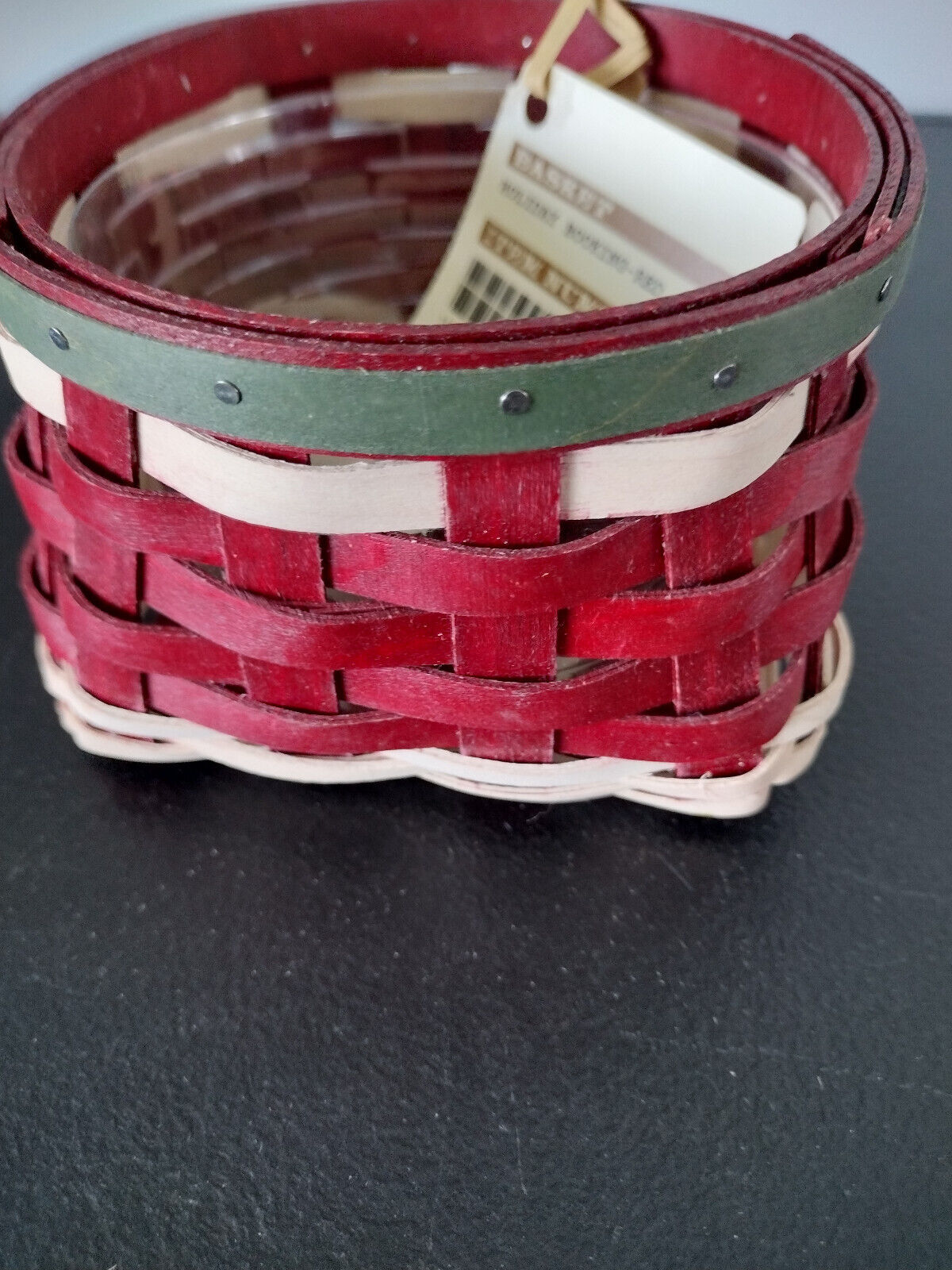 Longaberger 2015 Holiday Booking Red Trifles Basket