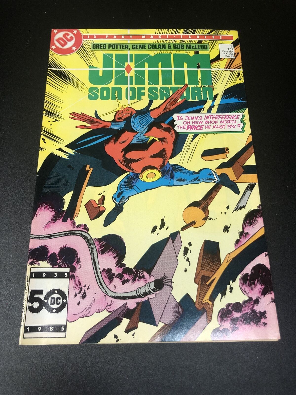 Jemm Son of Saturn #9 (DC Comics, May 1985) 12 Part Maxi - Series