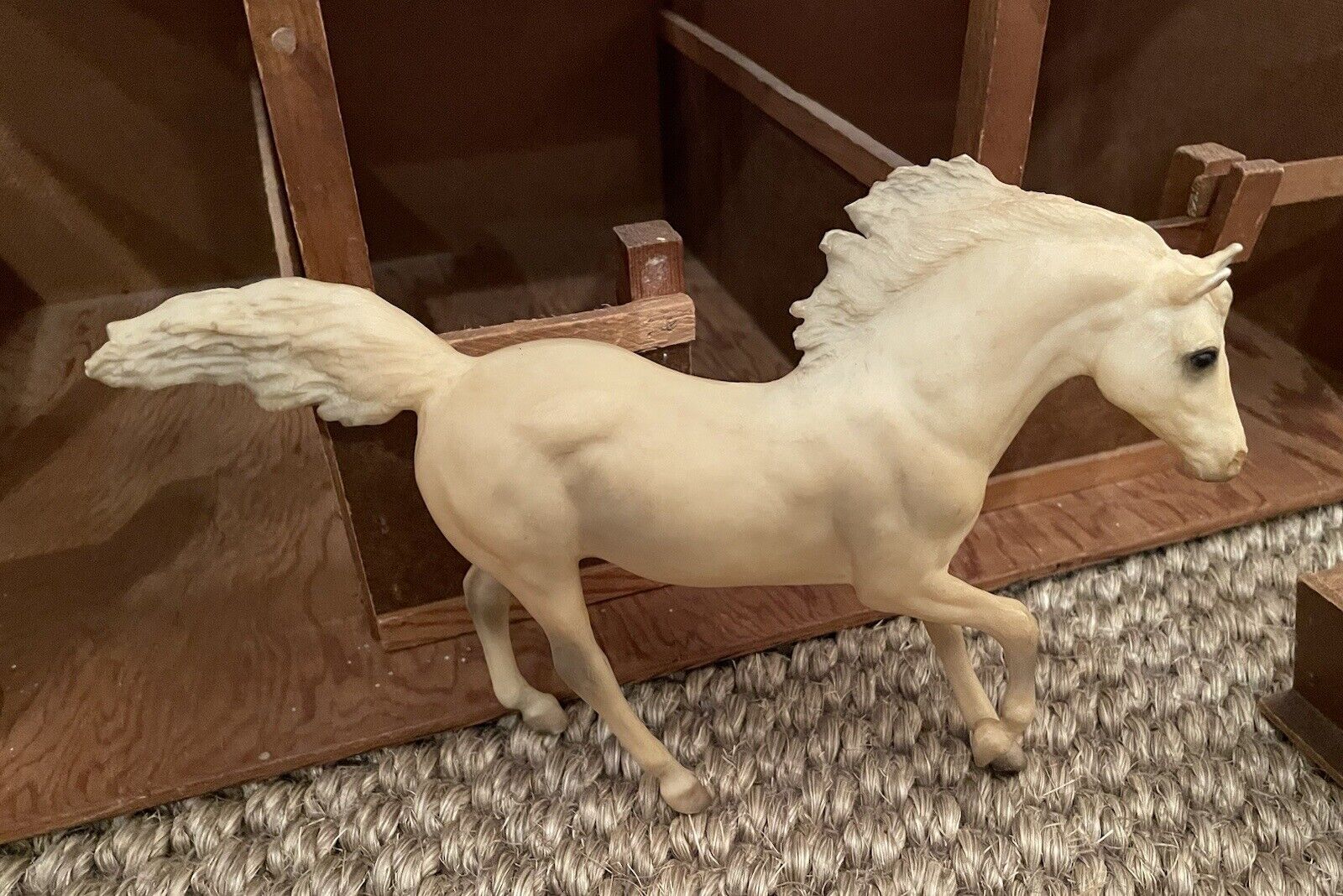 Retired Breyer Andalusian Stallion Cremello Horse Cloud Mustang White