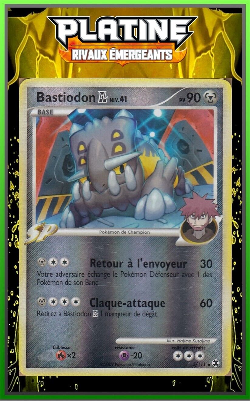 Bastiodon GL Reverse - Platinum02: Emerging Rivals - 2/111 - Pokemon Card FR