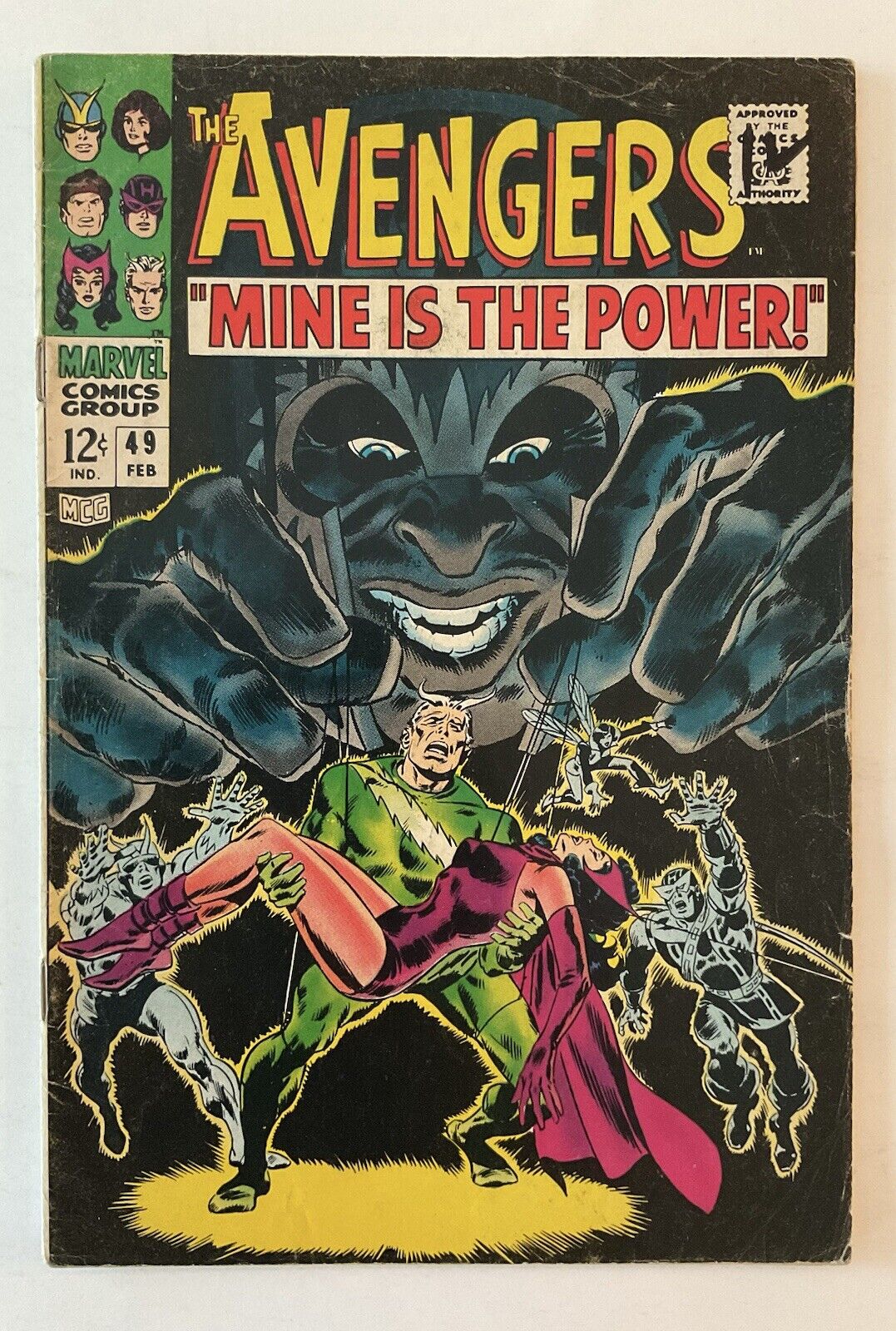AVENGERS #49 1968 MARVEL SILVER AGE ~ VERY GOOD PLUS VG+