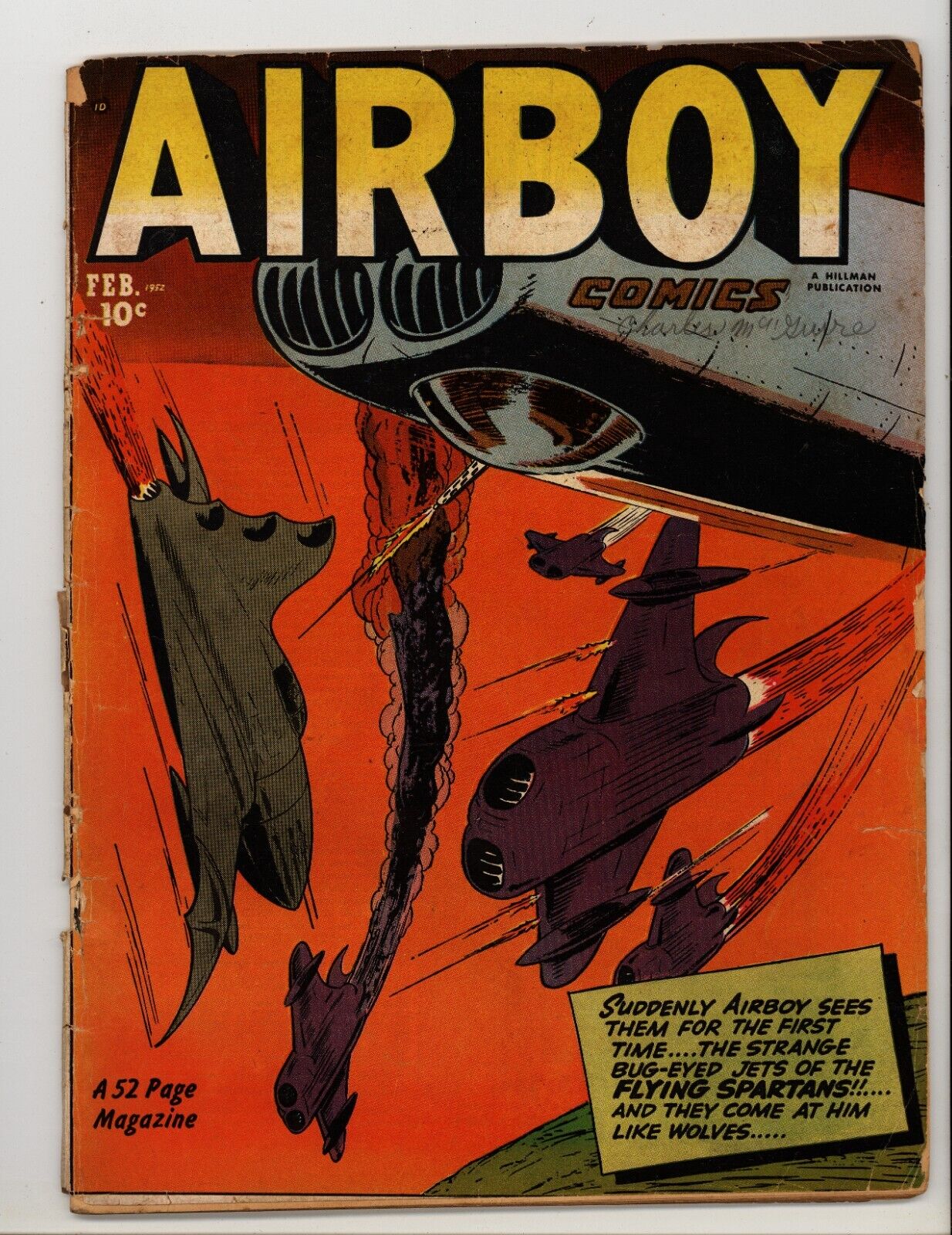 Airboy v8 #12 G Good Complete Golden Age Hillman Periodicals Inc. 1952