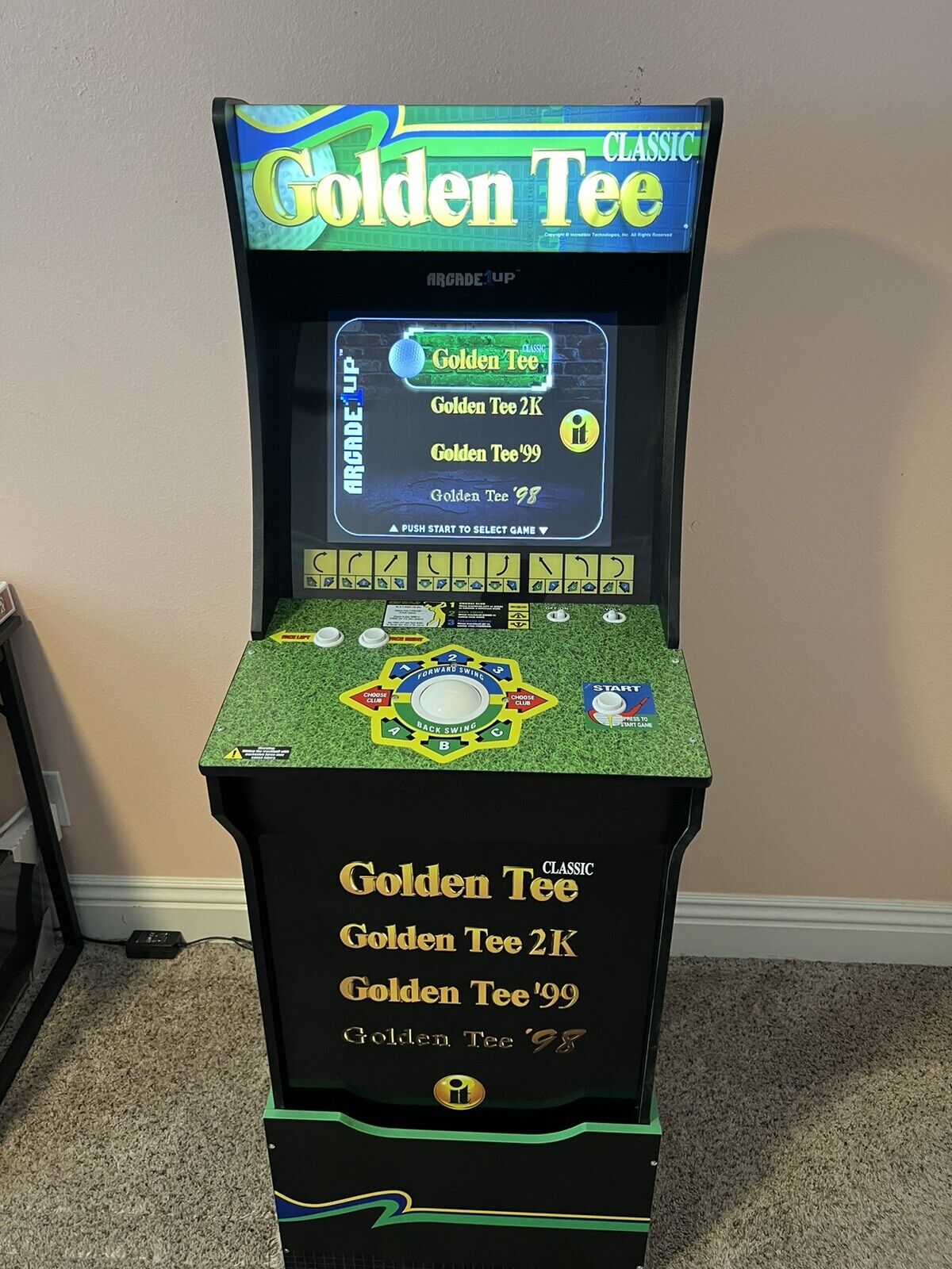Arcade 1up Golden Tee; Used