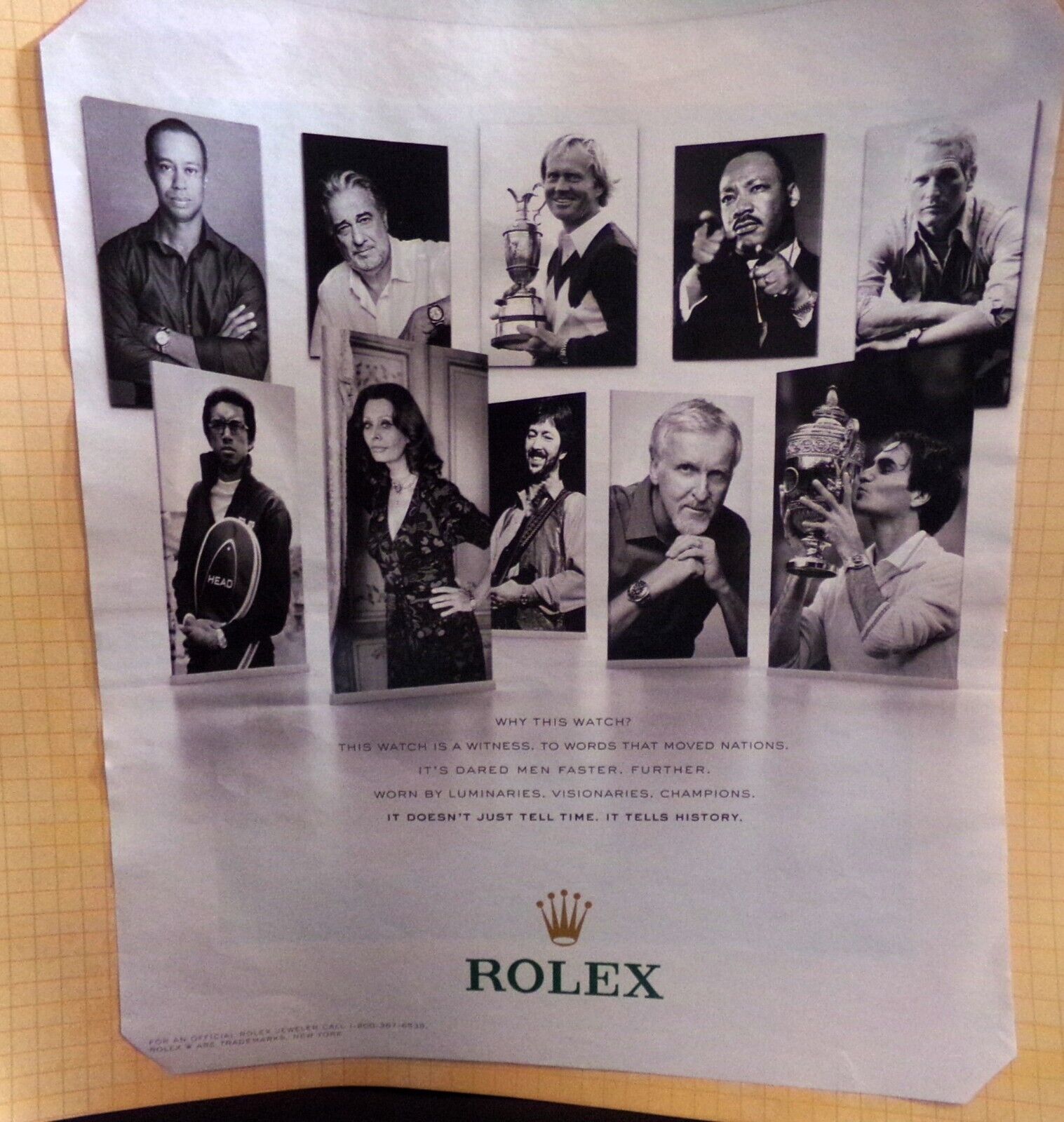 2013 ROLEX ADVERTISING \