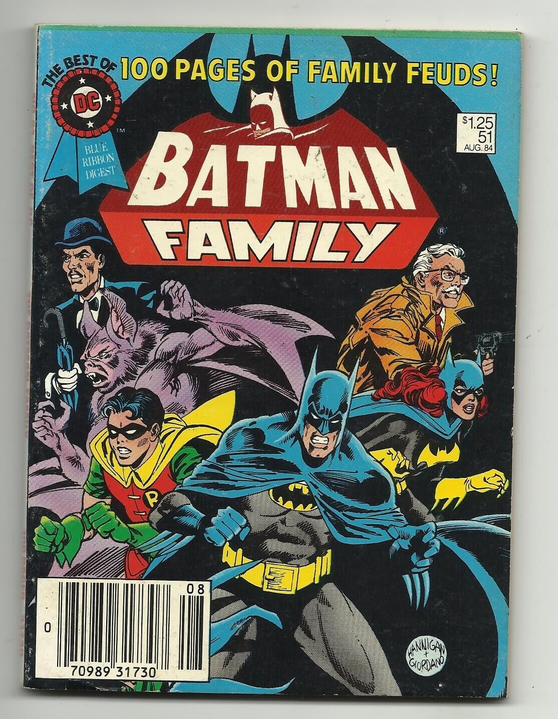 Best of DC Blue Ribbon Digest #51 - Batman Family - Robin - Alfred - VF- 7.5