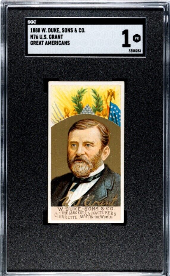 1888 Duke Sons & Co Great Americans Ulysses S Grant SGC 1