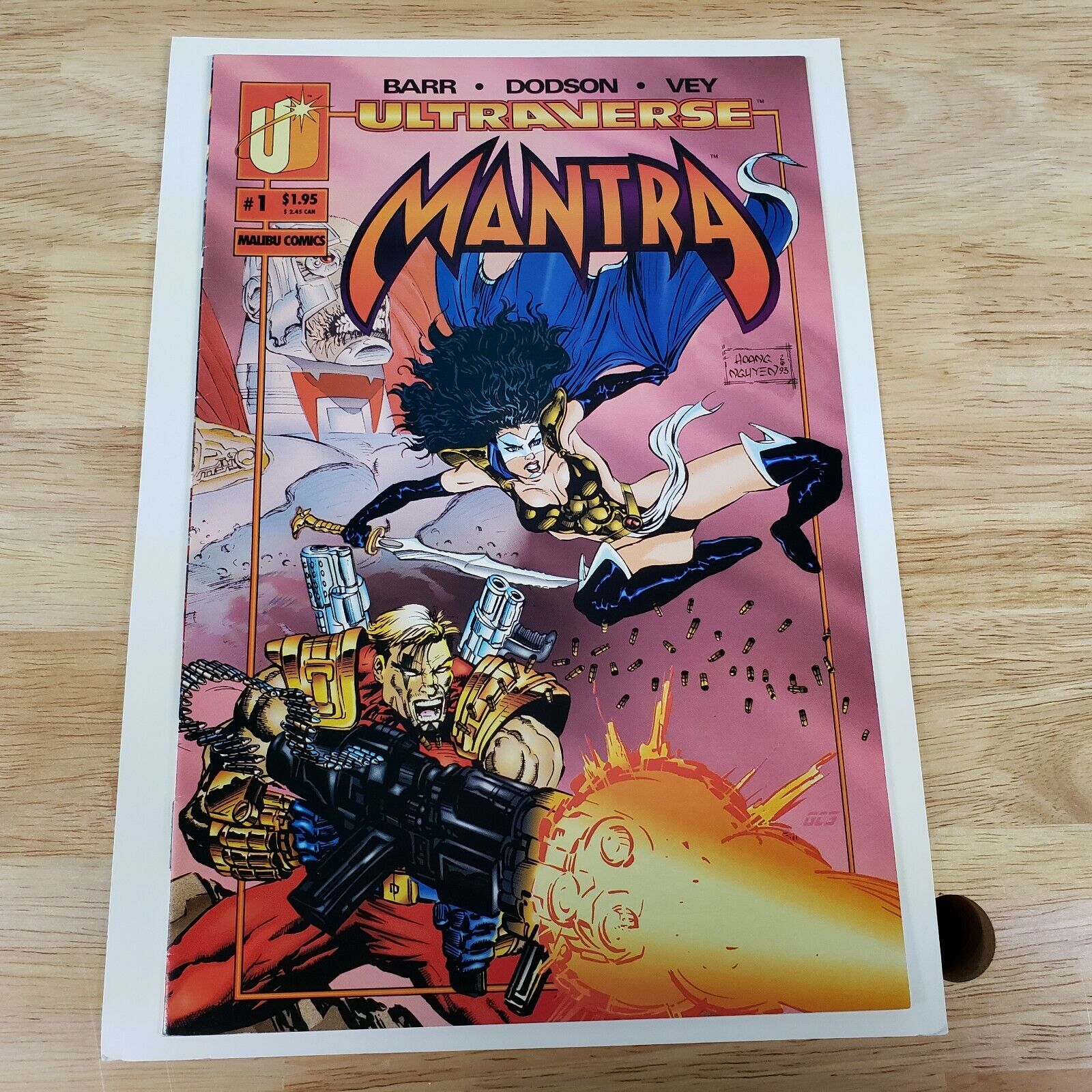 Wrath Giant Size #1  Mantra Warstrike Ultraverse Malibu 1994 