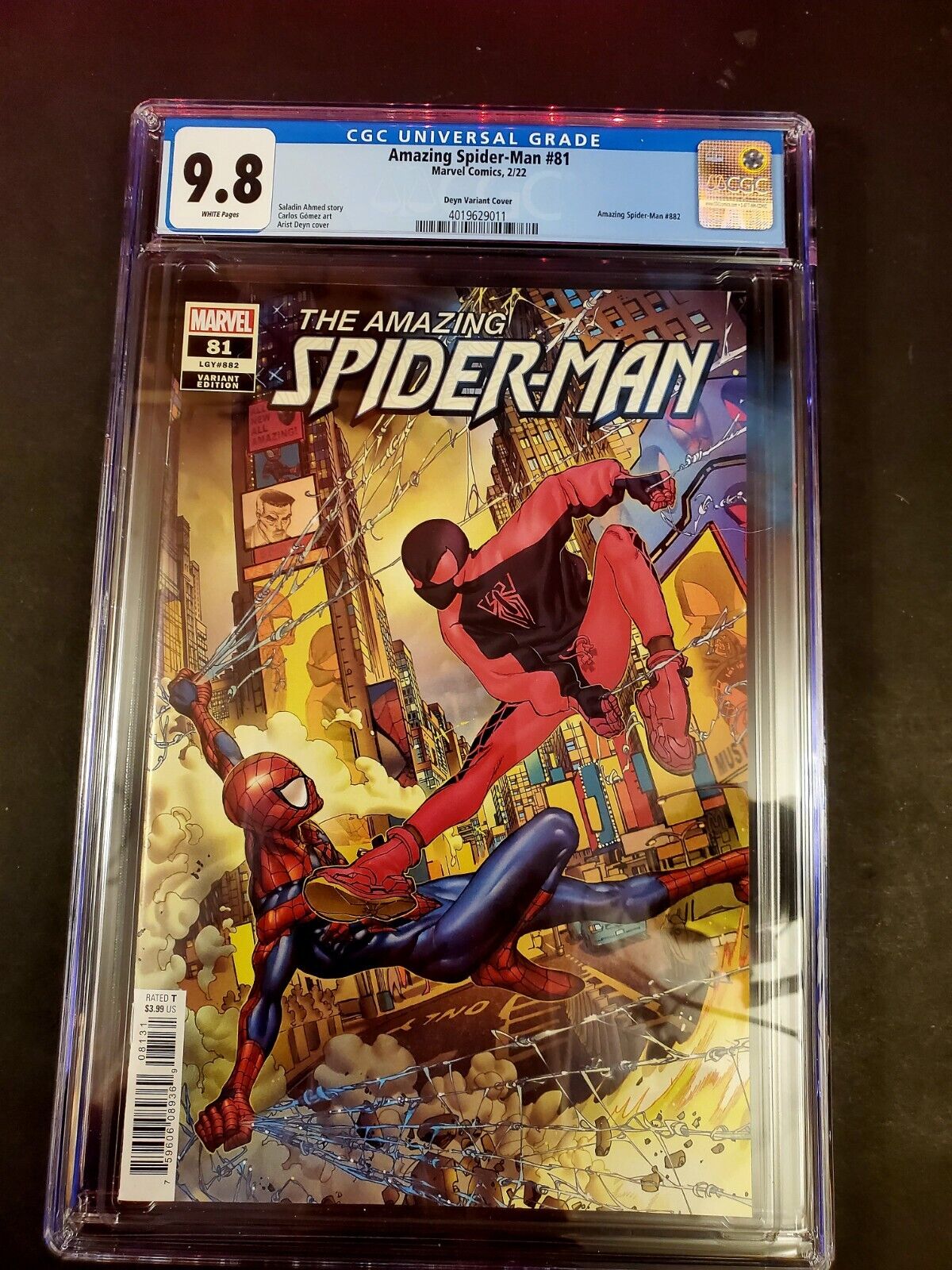 9.8 CGC Amazing Spider Man #81 Marvel graded comic slab