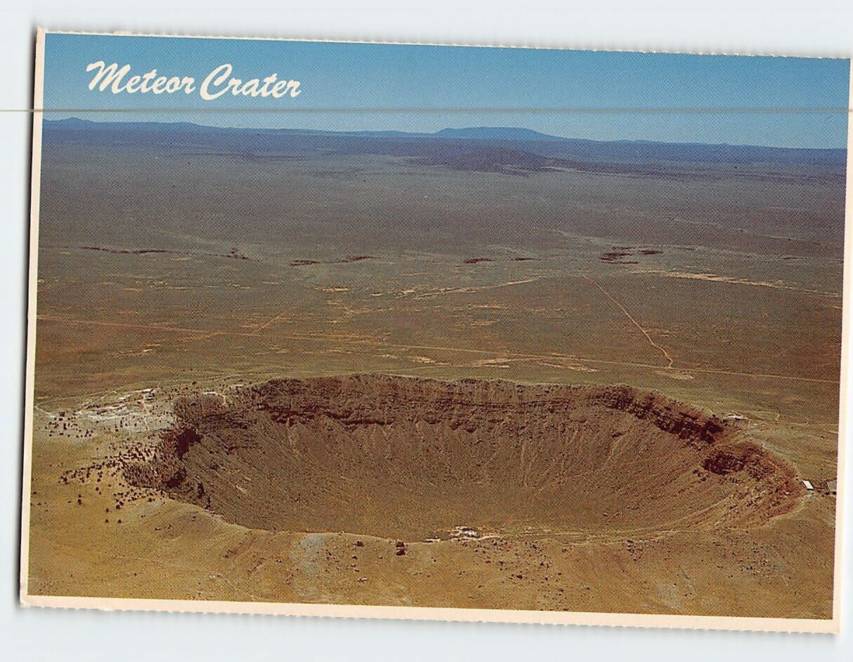 Postcard Meteor Crater Of Arizona USA