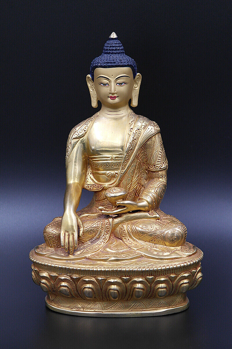 Hand Made Tibetan High quality Shakyamuni Buddha Statue 8\