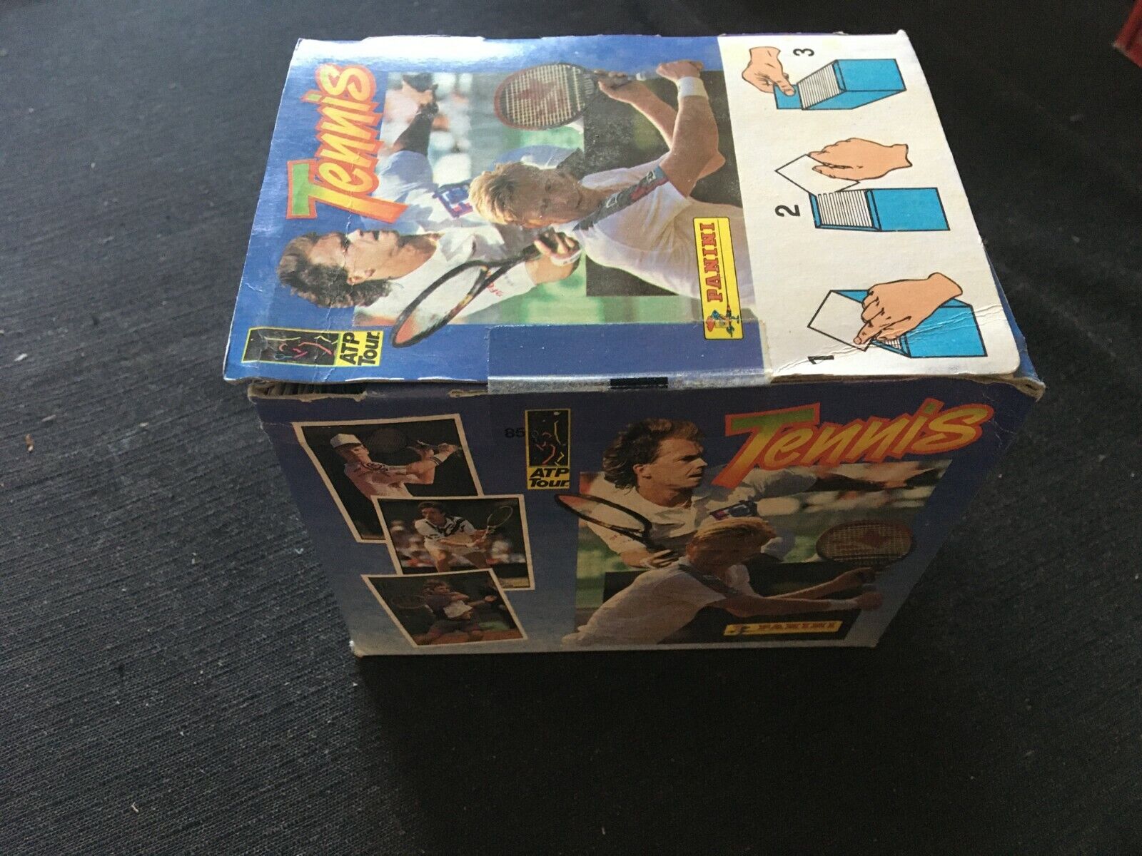 PANINI BOX BOX BOX 100 POUCHES PACKS BUSTINA TENNIS ATP TOUR 1992 ULTRA RARE