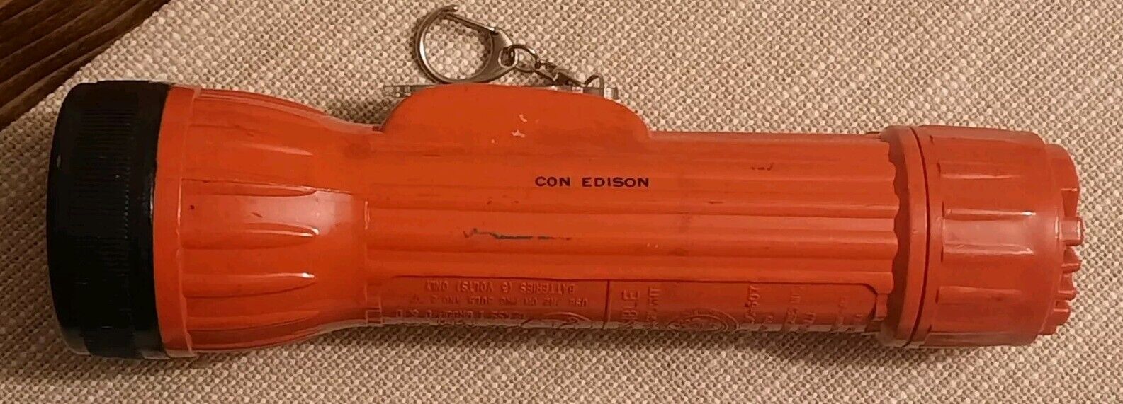 Consolidated Edison Con Ed Bright Star Orange Flashlight
