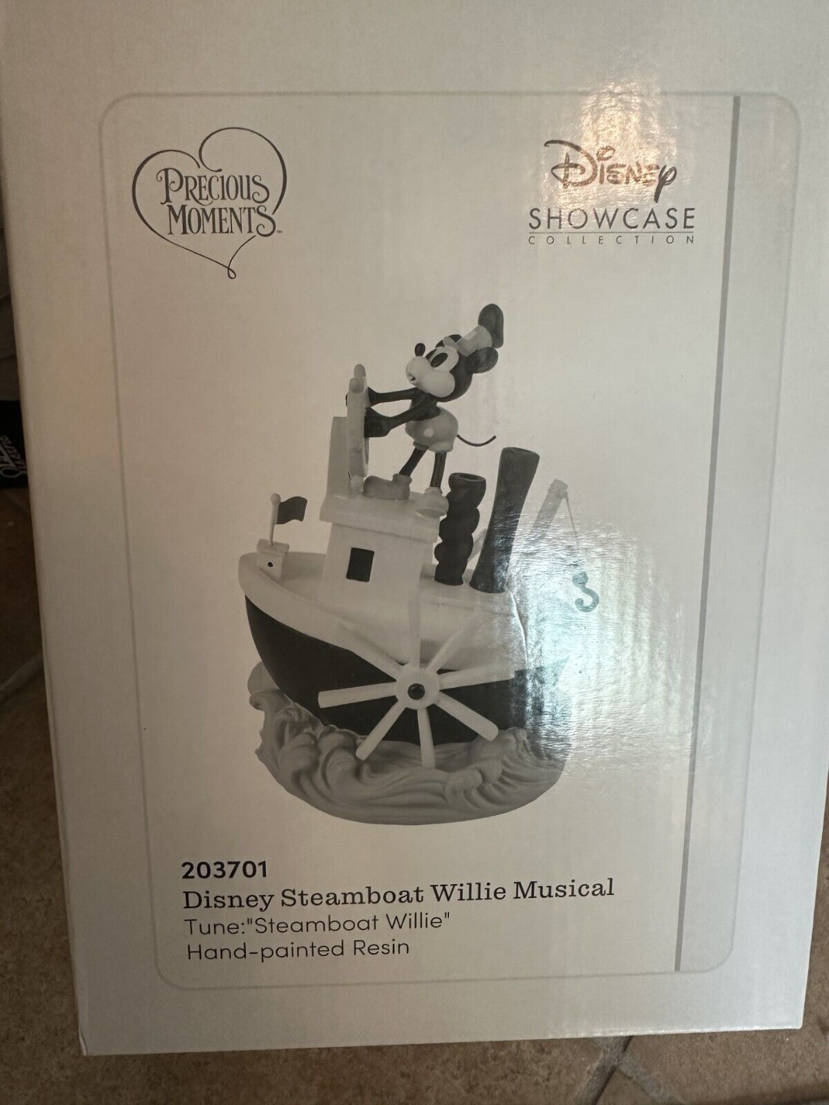Precious Moments Steamboat Willie Disney Mickey Mouse Musical 