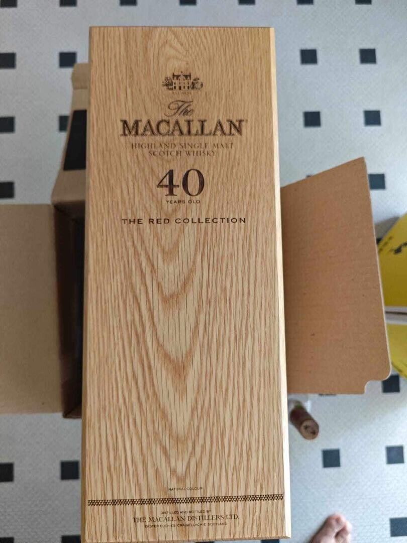 Super Rare Macallan 40 Year Old Empty Bottle Very Good Condition Product JAPAN