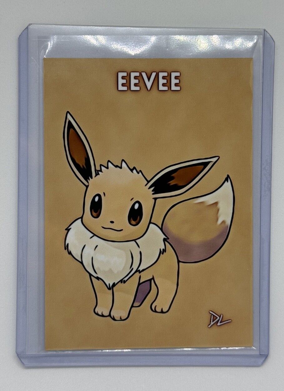Eevee Limited Edition Artist Signed Pokemon Trading Card 2/10