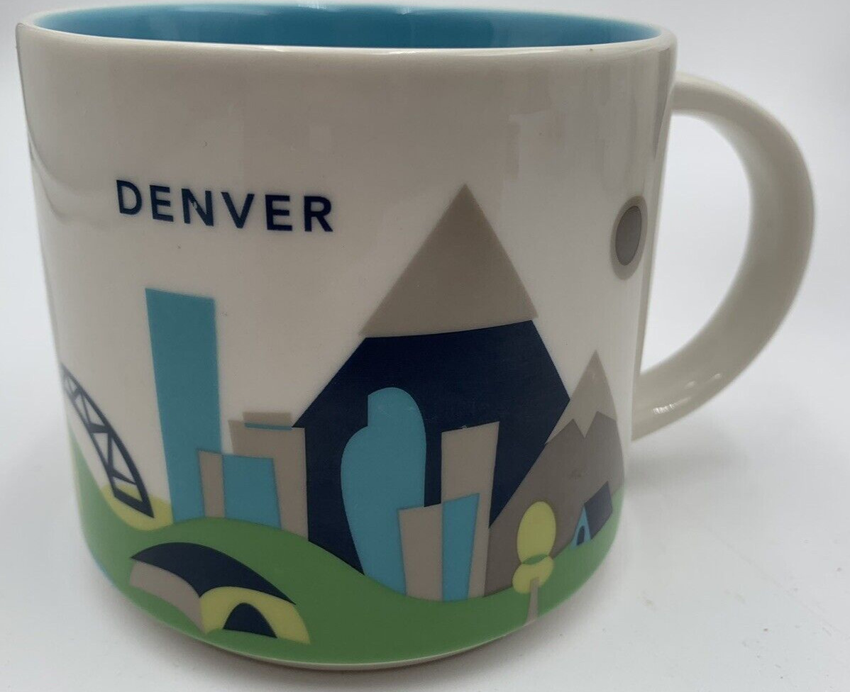 2015 Starbucks Denver Coffee Mug You Are Here Collection Colorado