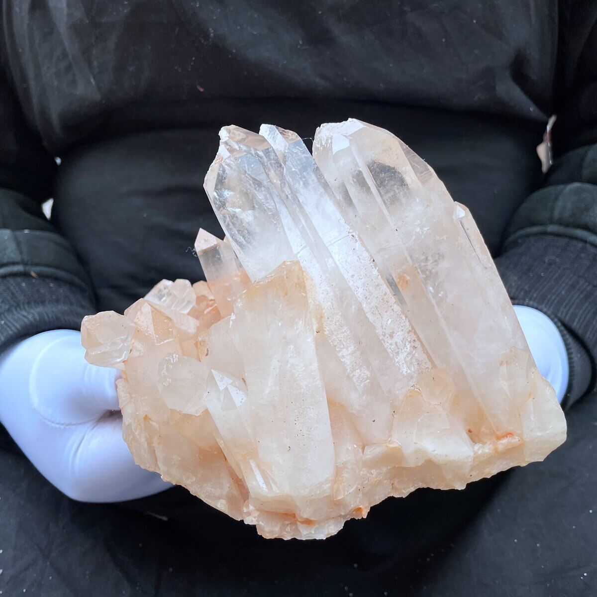 4.02lb Natural Rare White Clear Quartz Cluster Energy Crystal Mineral Specimen 