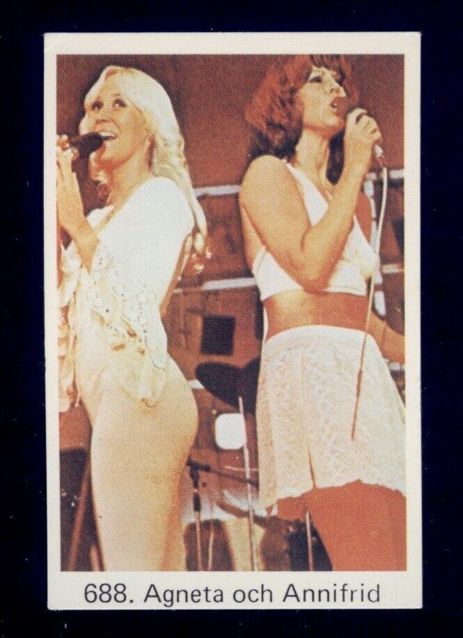 1978 Swedish Samlarsaker #688 ABBA - Agnetha och Annifrid - Frida Lyngstad