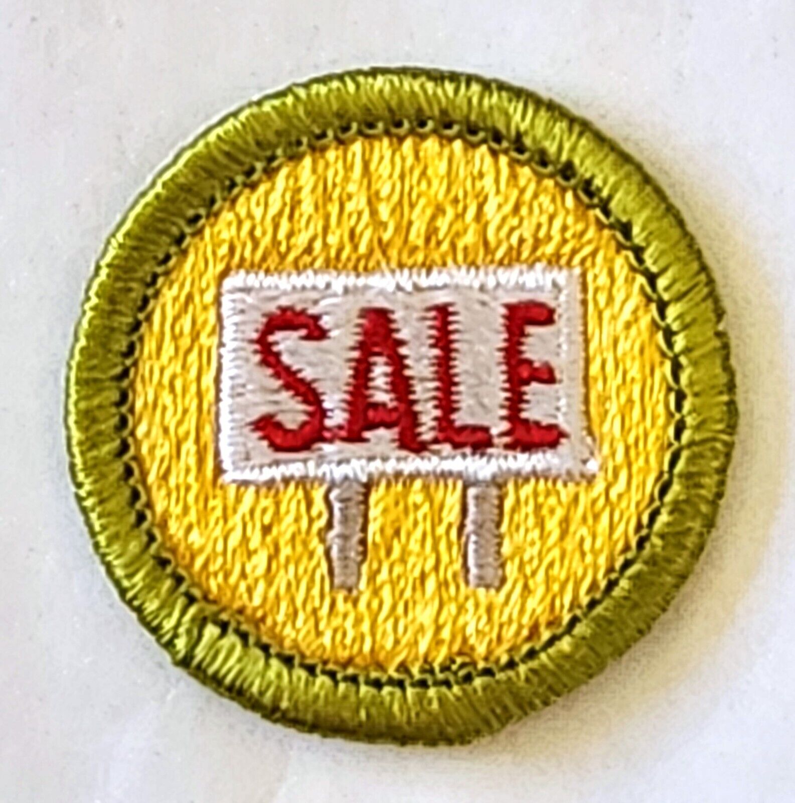 Boy Scout SALESMANSHIP Merit Badge Type H (1972-02) Plastic Back