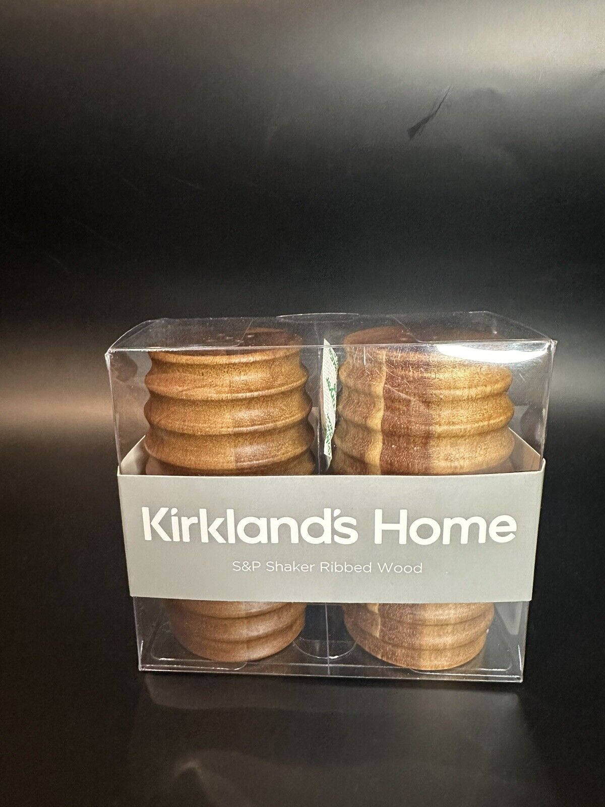 Kirkland’s Home - S&P Shaker Ribbed Wood