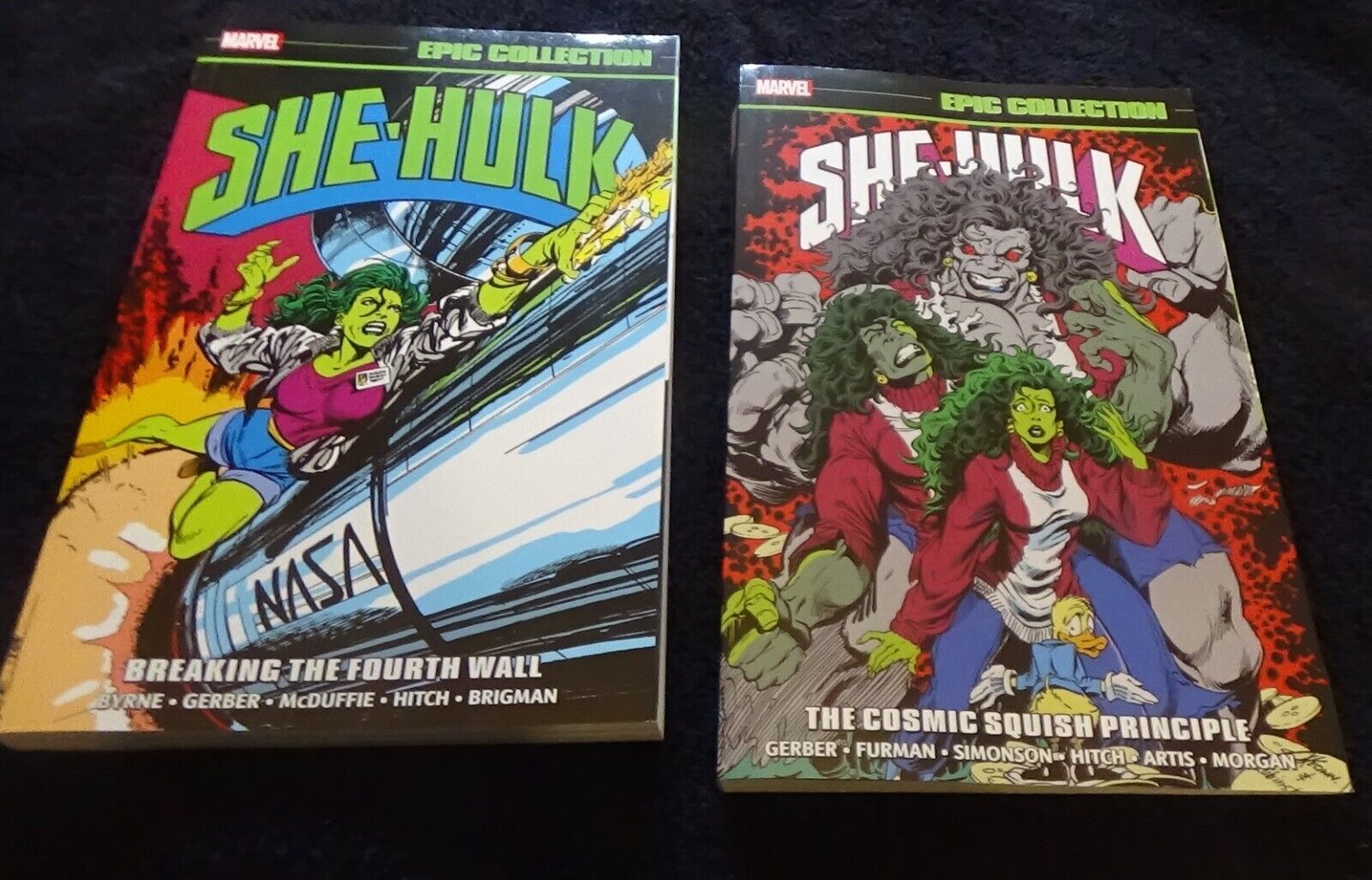 2 SHE-HULK Marvel EPIC Collections 3 BREAKING THE FOURTH and 4 COSMIC SQUISH