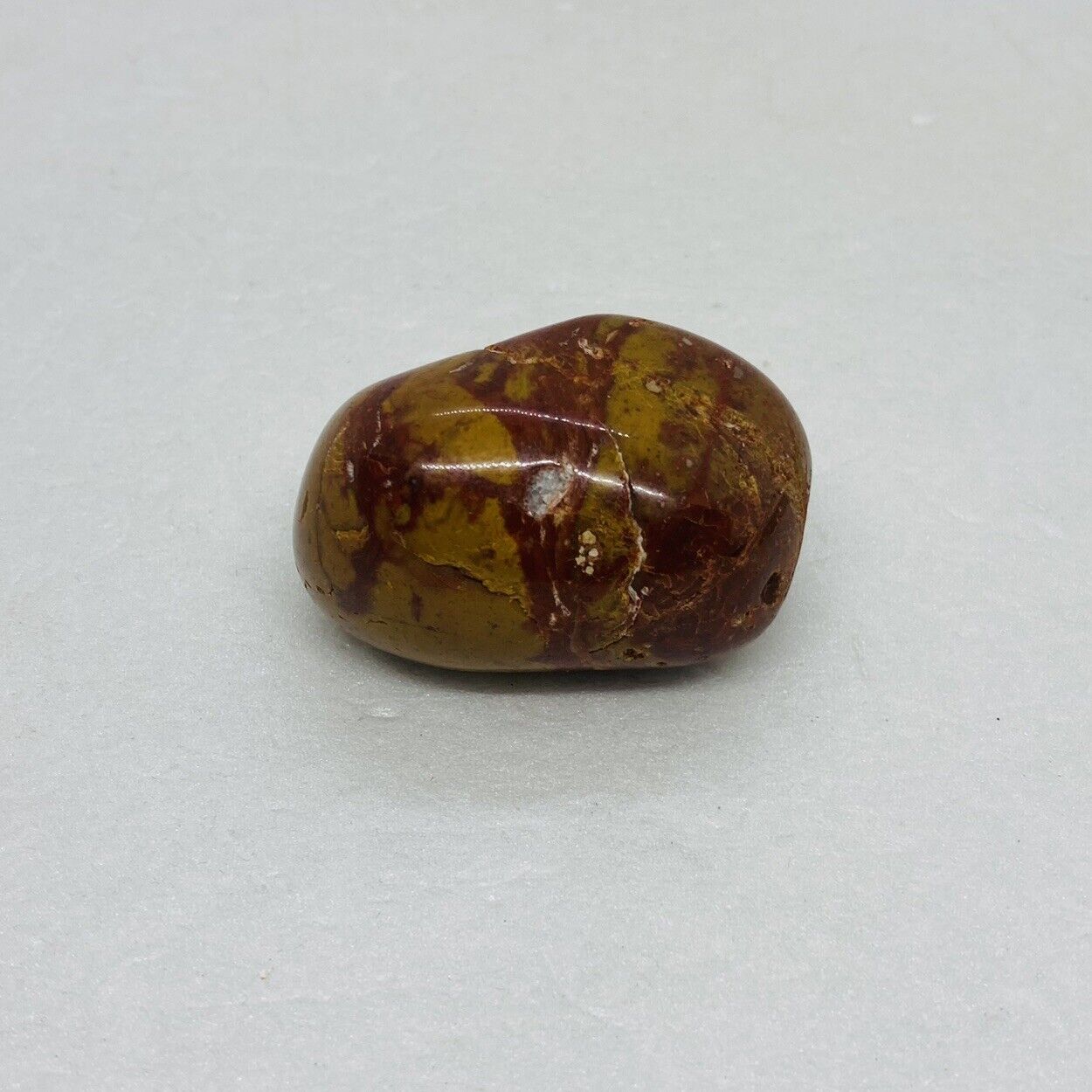 Vintage 1970s Red Jasper Stone Rock Paperweight 2.5” Natural Adt Decor 7
