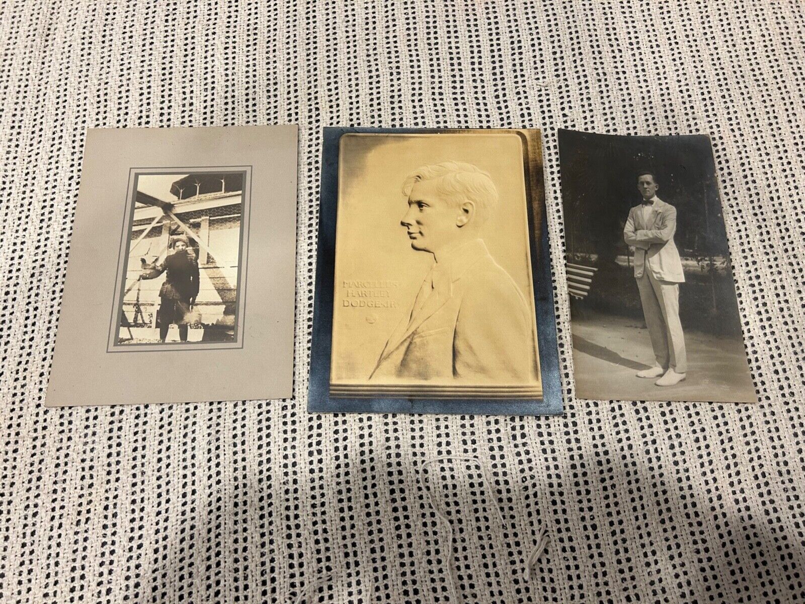 Old photographs lot of 3 - Vintage early 1900's