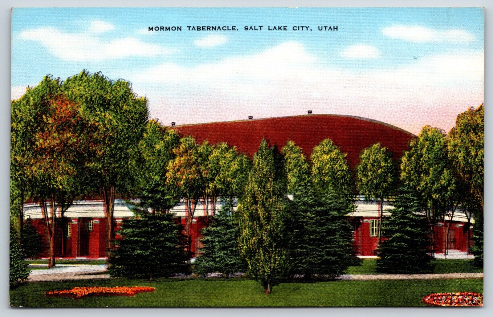 Postcard Mormon Tabernacle, Salt Lake City Utah Unposted