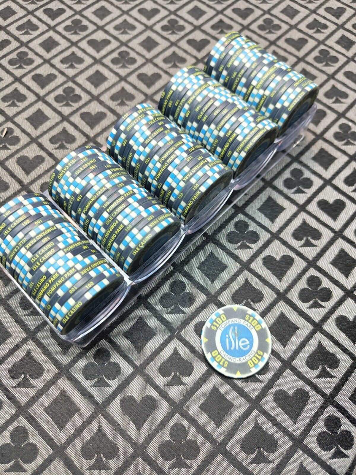 Isle Casino Chipco Rack Of Alt 100s - 100 Chips
