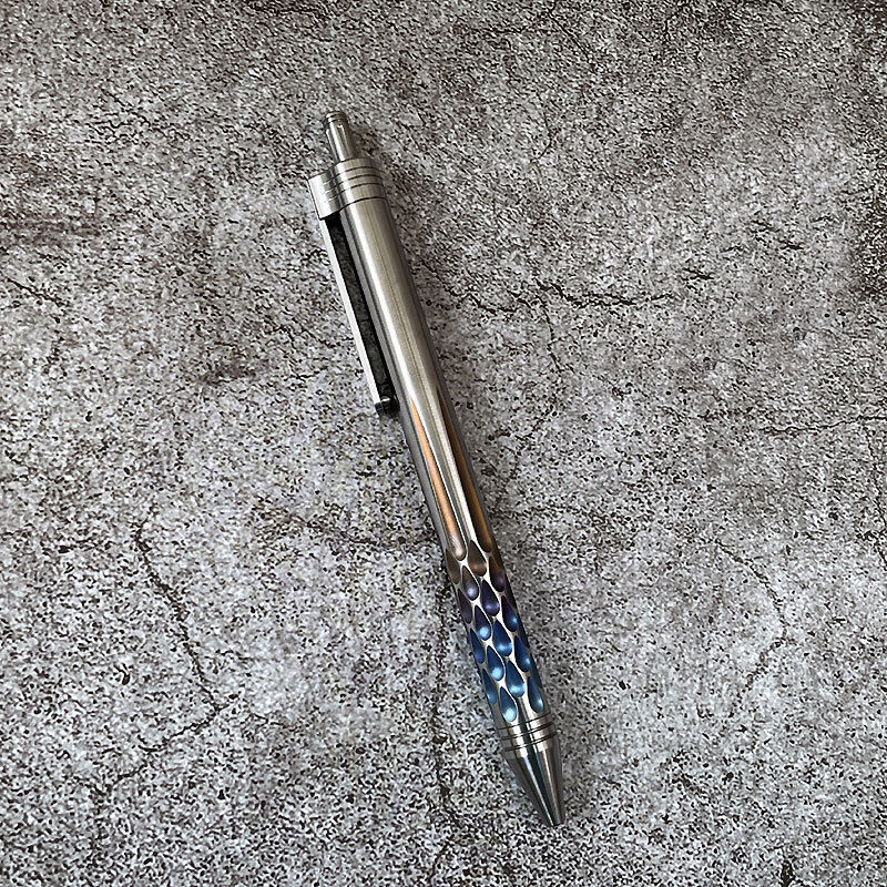 NEW Titanium Alloy Ballpoint Pen Business Office Portable Signature Pen EDC Tool