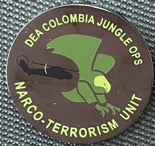 Department of Justice - DEA Vintage Jungle Ops Columbia TacticalB challenge coin