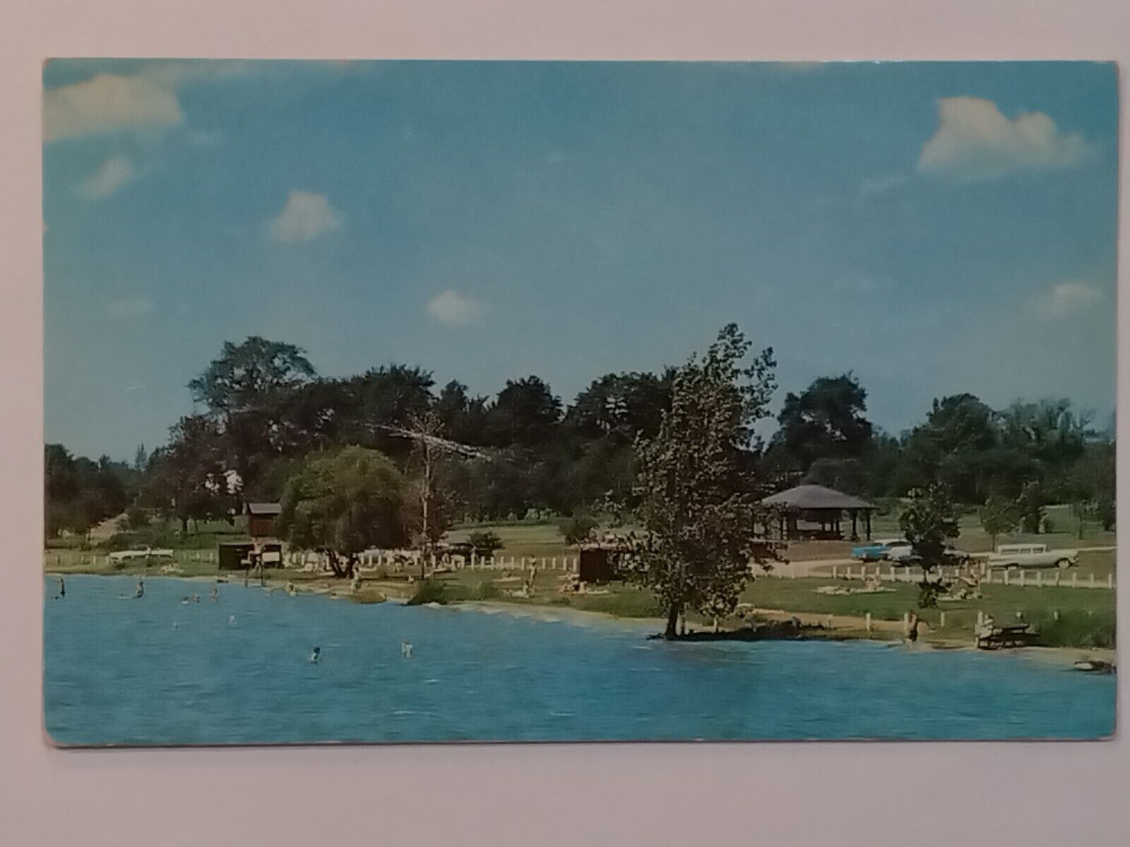 Swimming At Espyville Pennsylvania Pymatuning Lake Postcard