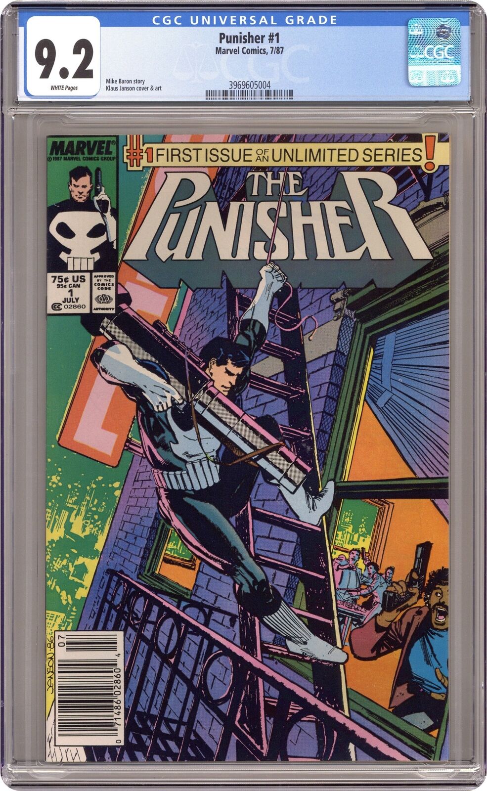 Punisher 1N CGC 9.2 1987 3969605004