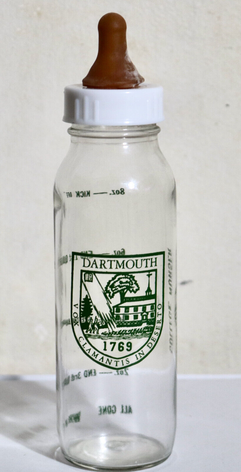 DARTMOUTH College Nurser novelty drinking bottle