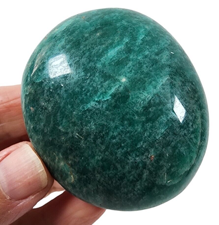 Amazonite Polished Pebble 87.3 grams.