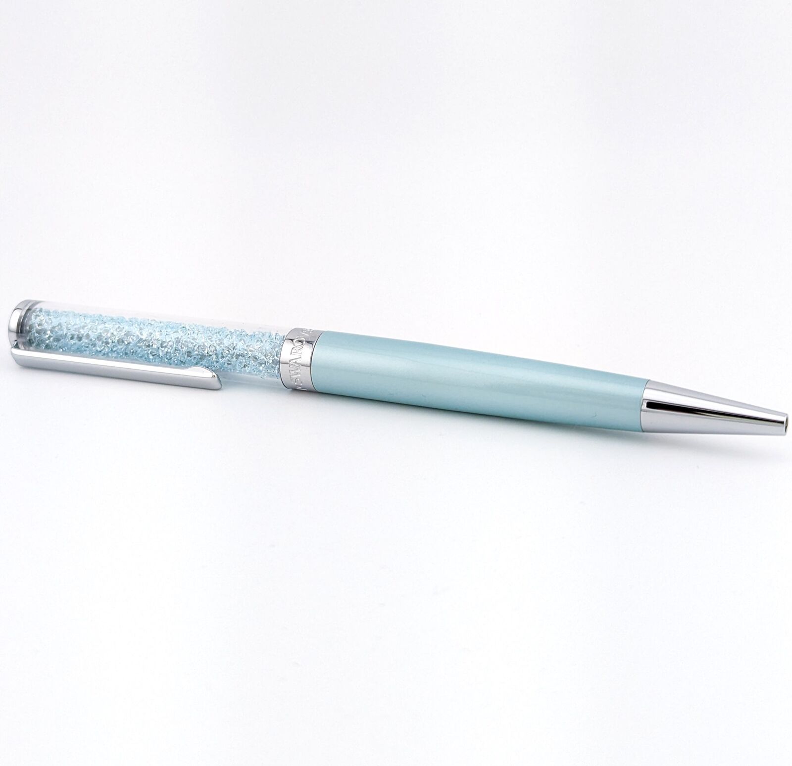 Swarovski Crystalline Ballpoint Pen, Light Green Chrome Plated 5351072