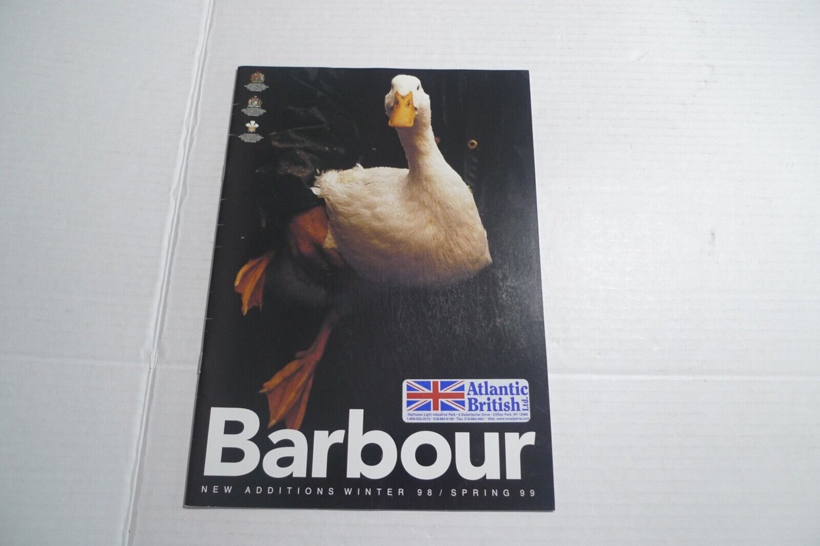 BARBOUR-  NEW ADDITIONS WINTER 98 /SPRING 99 CLOTHING BROCHURE -- PRINTED IN UK