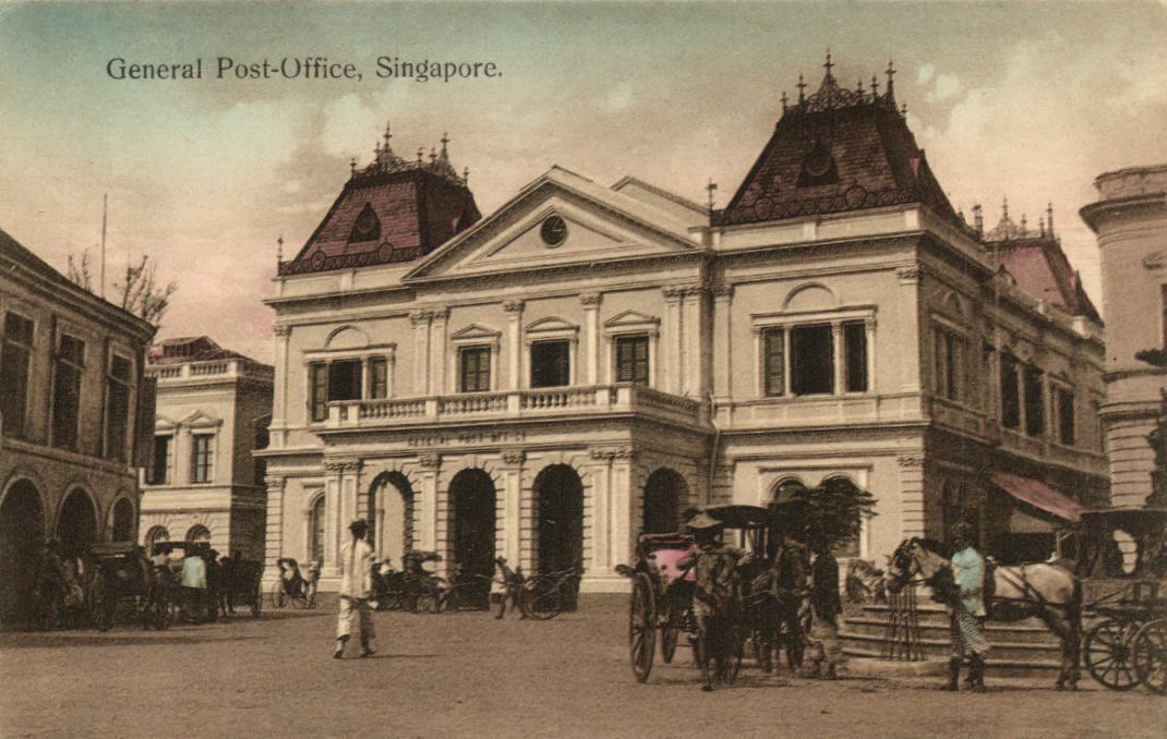 CPA SINGAPORE PC, GENERAL POST OFFICE, Vintage Postcard (b3081)