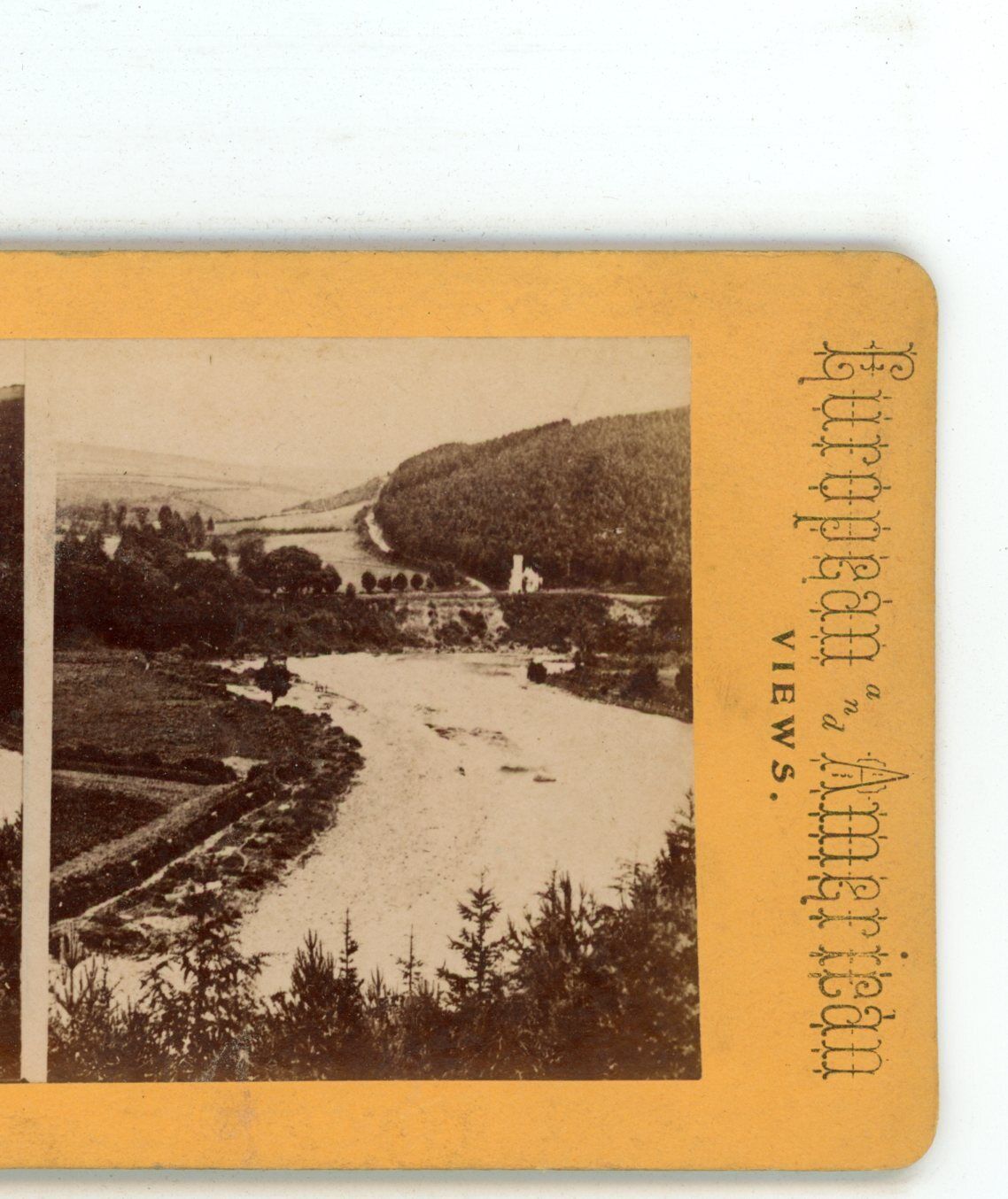 Avoca Dale Co County of Wicklow Ireland Stereoview