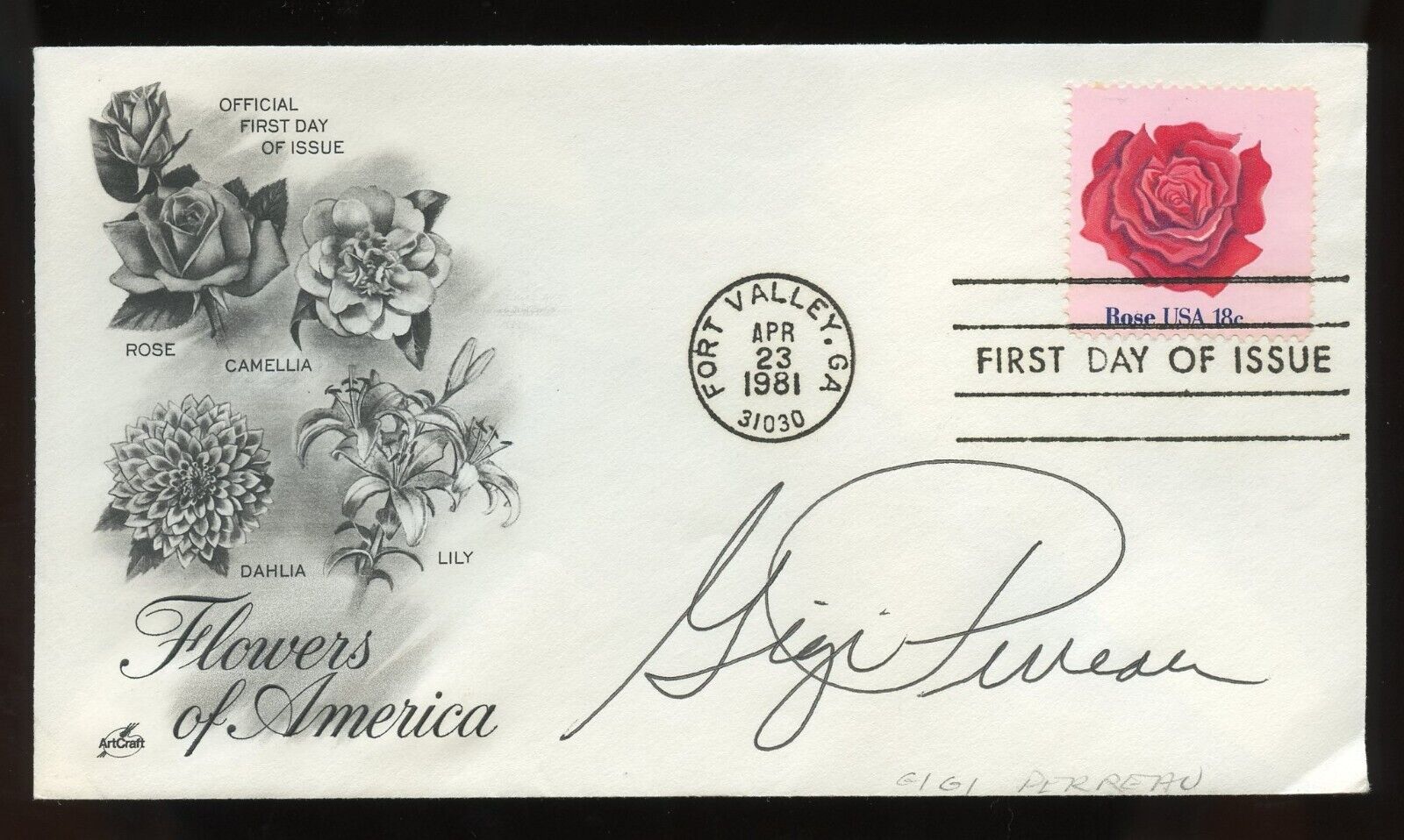Gigi Perreau signed autograph auto American Child Actress in Madame Curie FDC