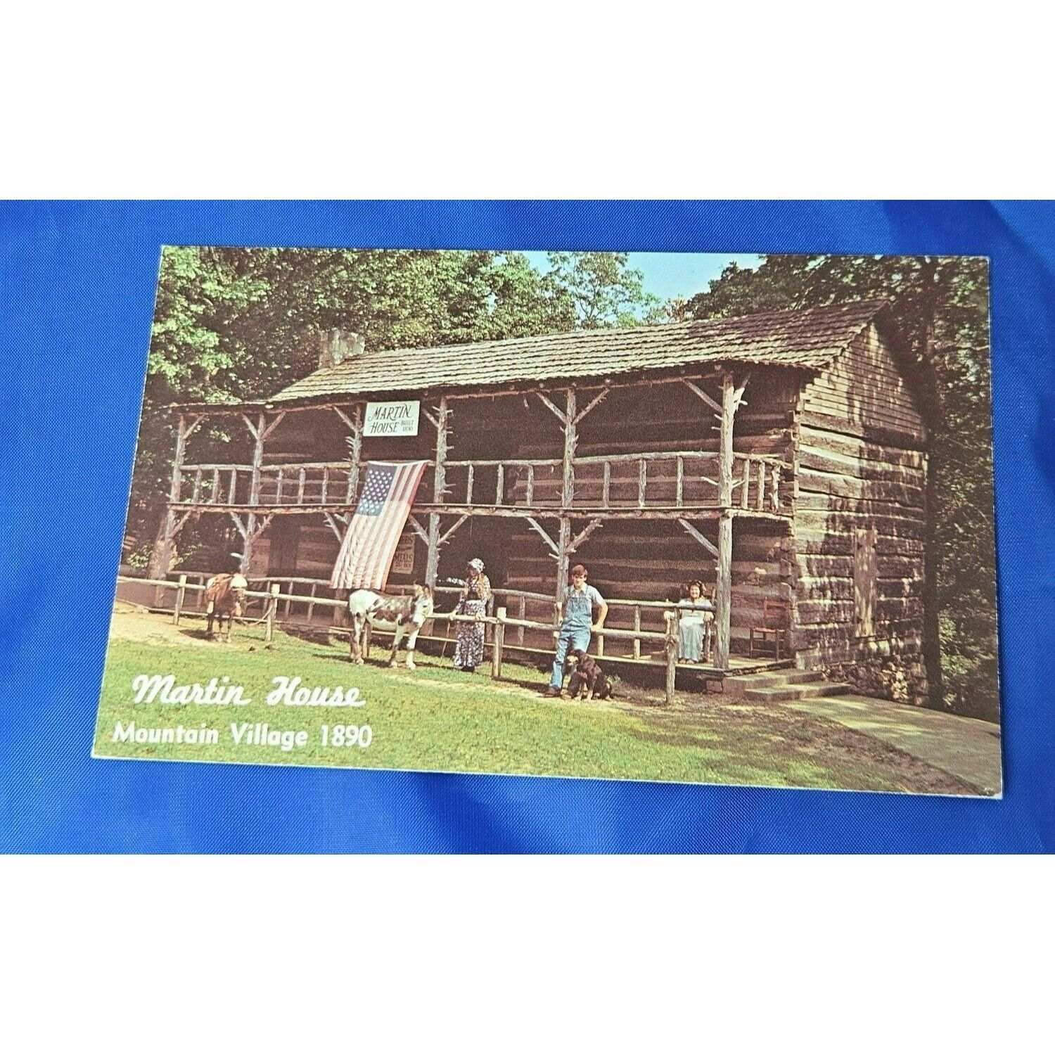 Martin House Postcard Mountain Village Chrome Divided Posted
