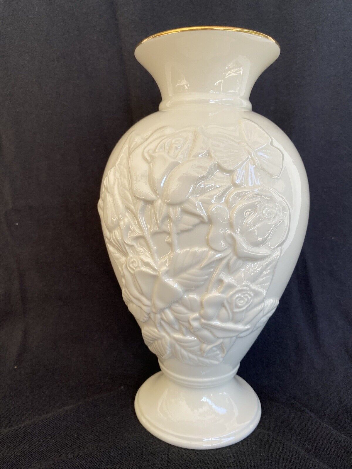 LENOX Classic Rose Medley Vase 9” NEW With tag