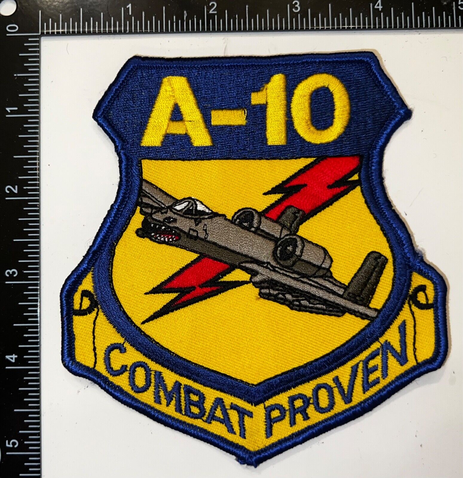 USAF Fighter Squadron A-10 Combat Proven Patch
