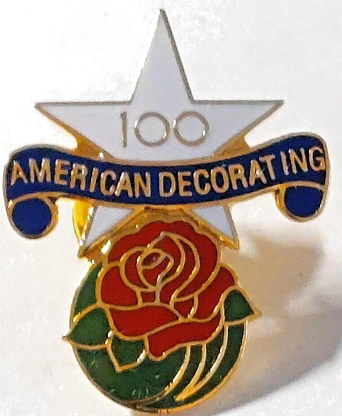 Rose Parade 1989 AMERICAN DECORATING 100th TOR Lapel Pin (091123)