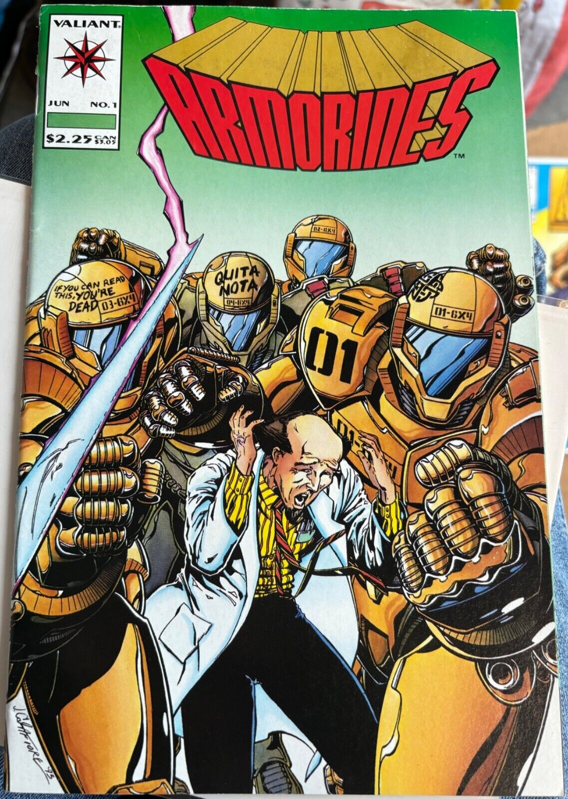 Valiant Comics Armorines #1 (Jun 1994, Acclaim / Valiant) Harbinger