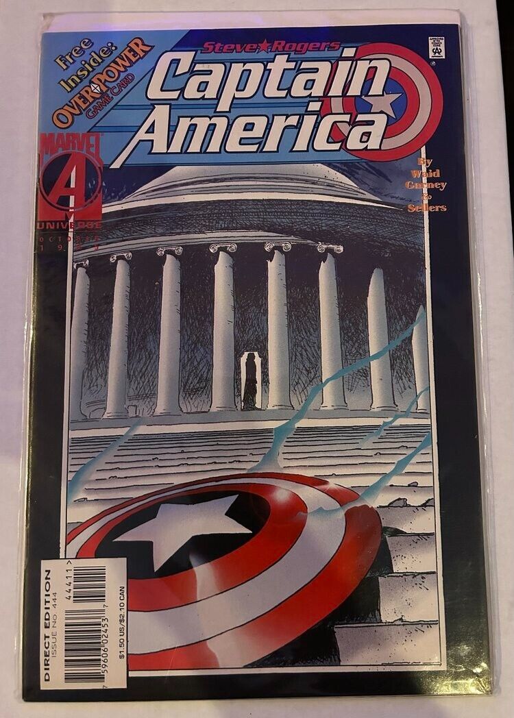 Captain America #444 (Marvel Comics October 1995) - No Card