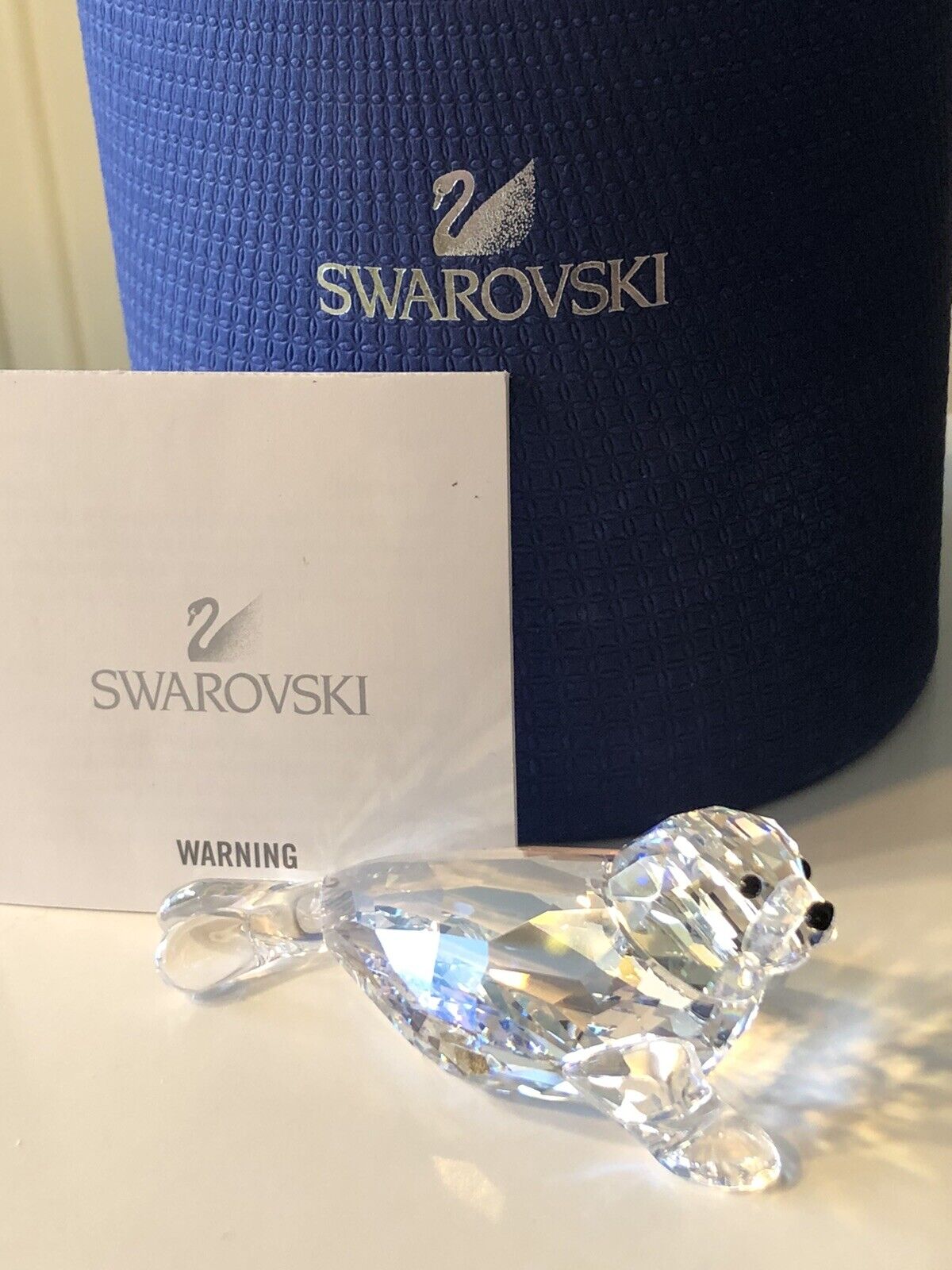 Swarovski Crystal 9100 000 339 Baby Seal SCS 2012 1096748 In Box With Cert