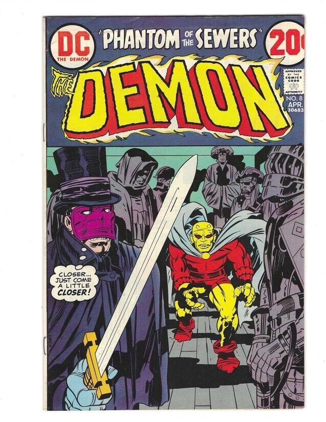 The Demon #8 DC 1973 VF or better Beauty Phantom of the Sewers Combine Ship