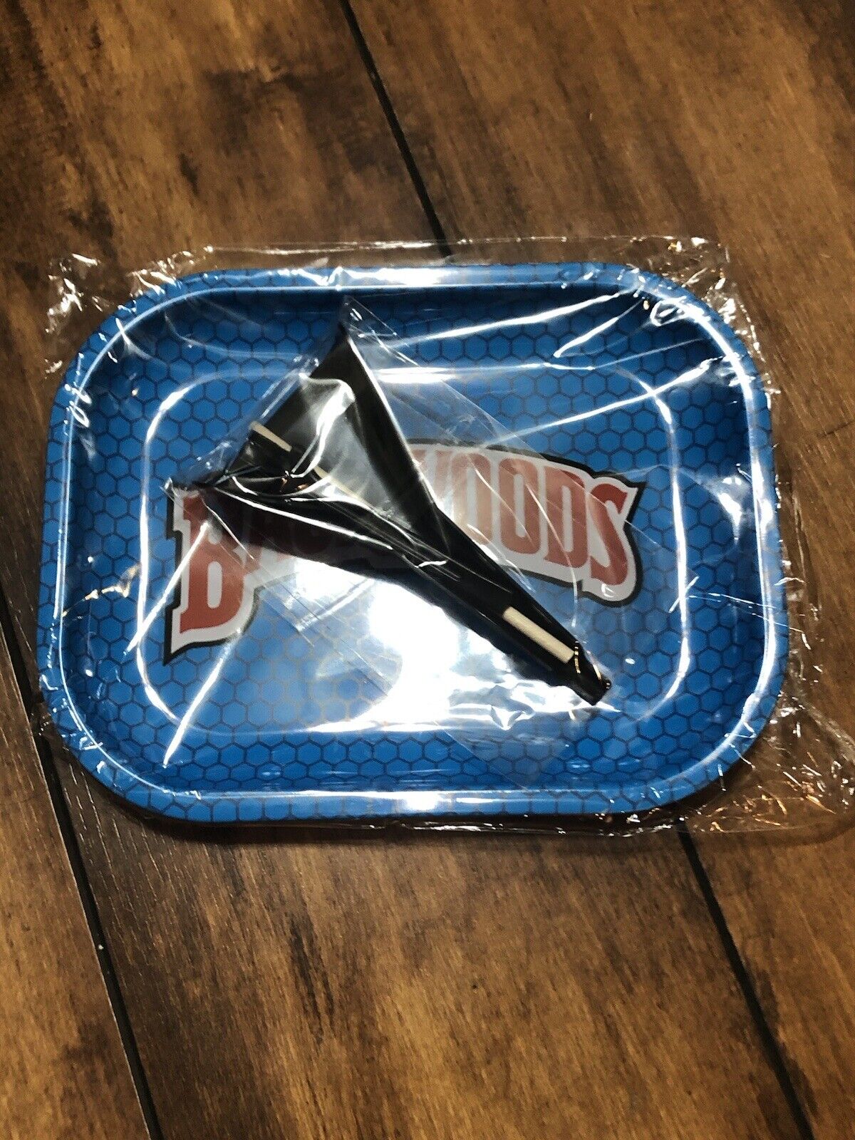 New Metal Rolling Tray  Backwoods - Blue - 7\